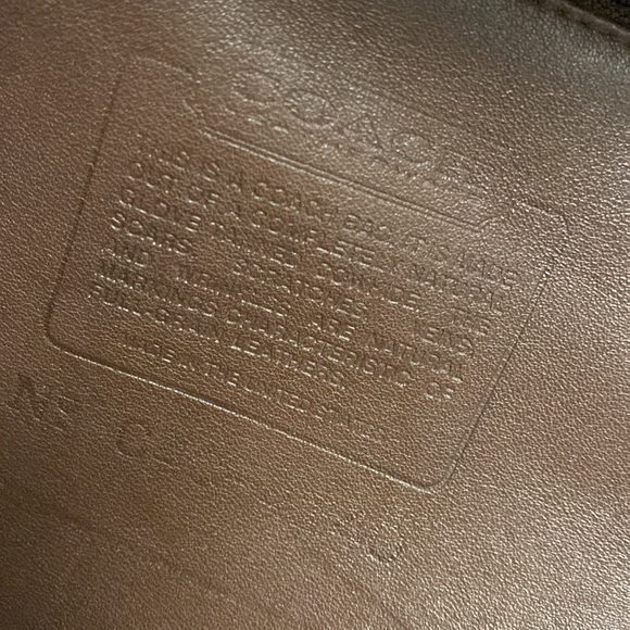 Coach Shoulder Bag Brown Leather Purse - Picture 16 of 17